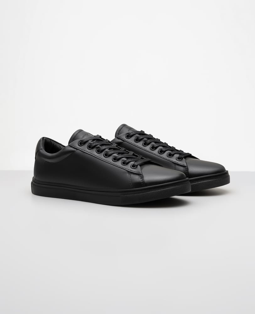 Tenis casual all black RSX vista lateral externa