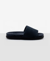 Chinelo Slide Camurça Azul Marinho R8