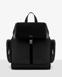 Mochila Milão de couro Floater Preta