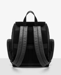 Mochila Milão de couro Floater Preta