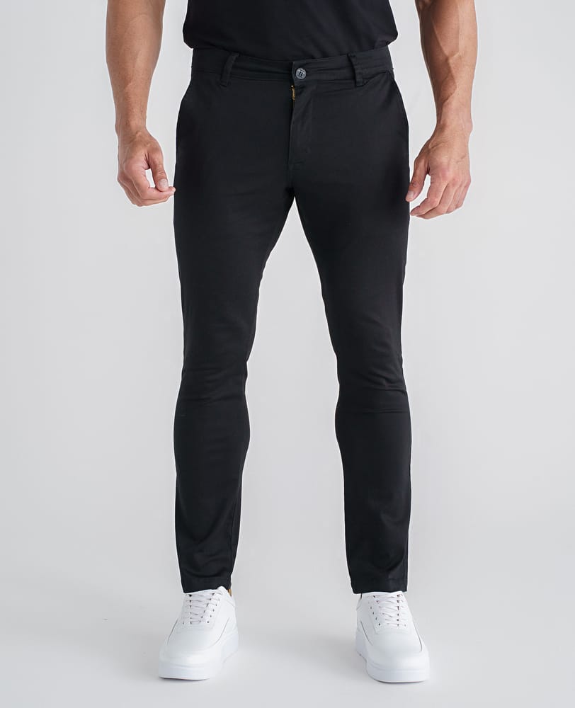 Calça Alfaiataria Brooklyn Sarja Preta