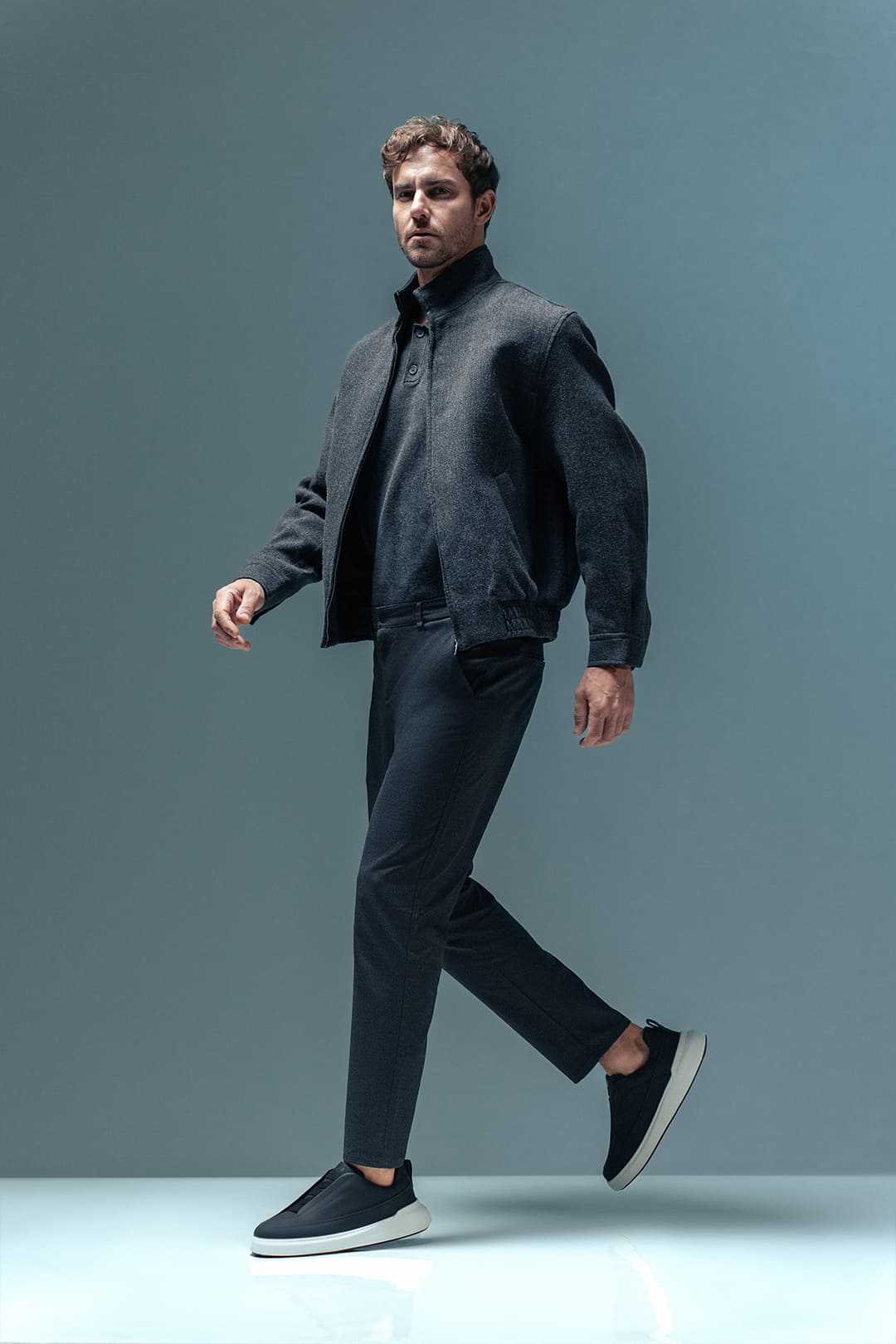 Tênis Casual Preto RS7 GT