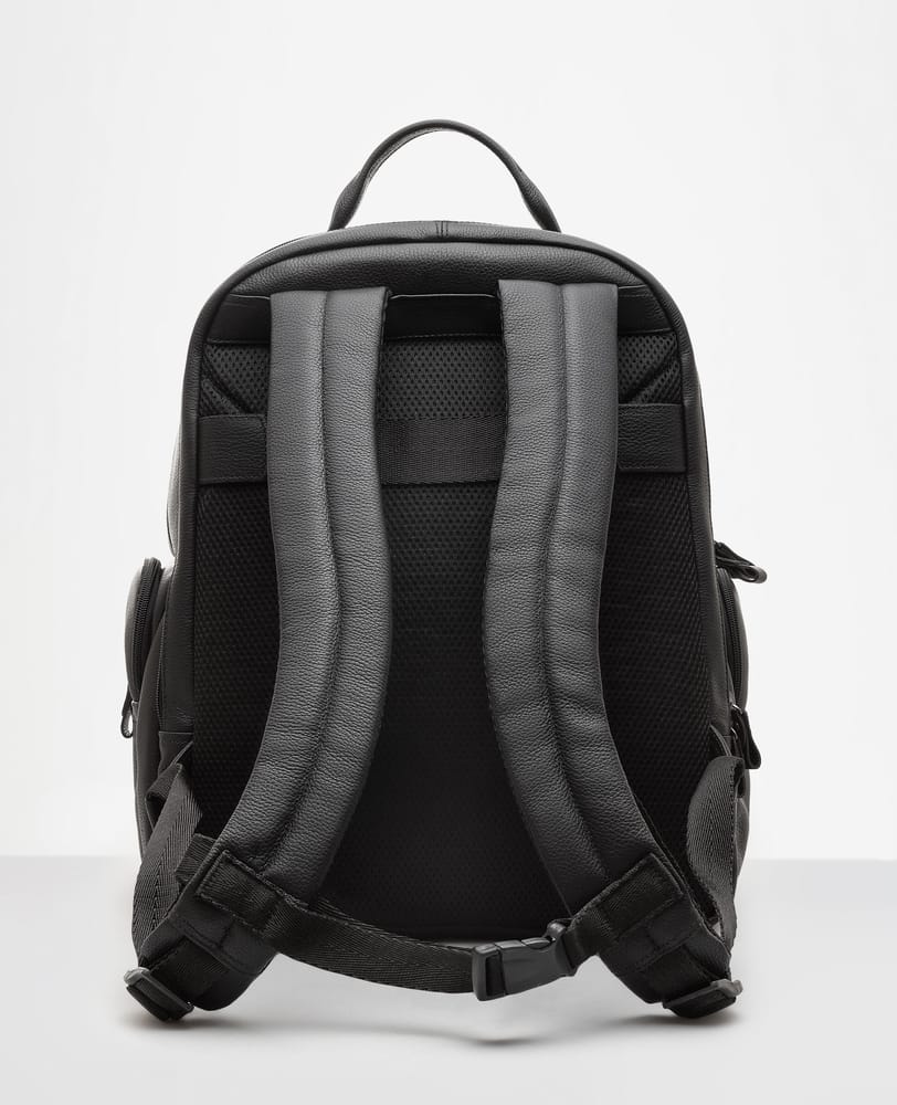 Mochila de Couro Preta Nord