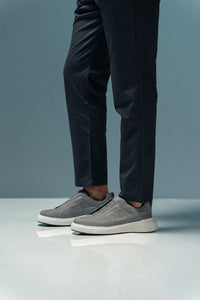 Tênis Casual Nobuck Cinza RS7 GT (Pré-Venda)