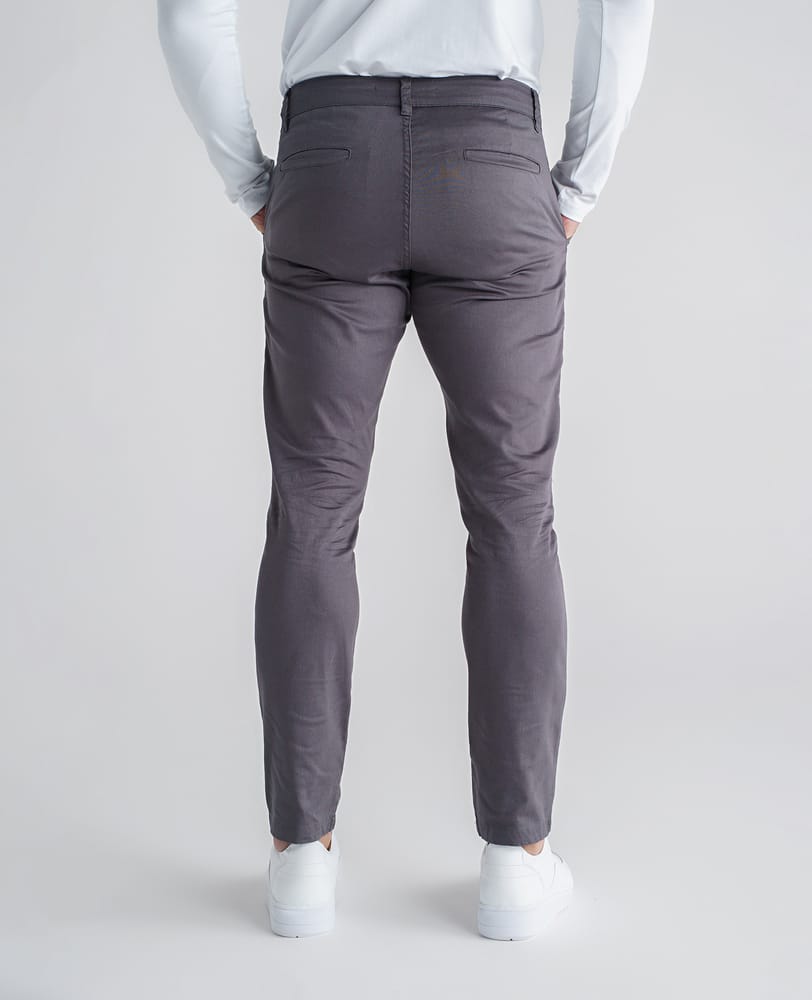Calça Alfaiataria Brooklyn Sarja Cinza