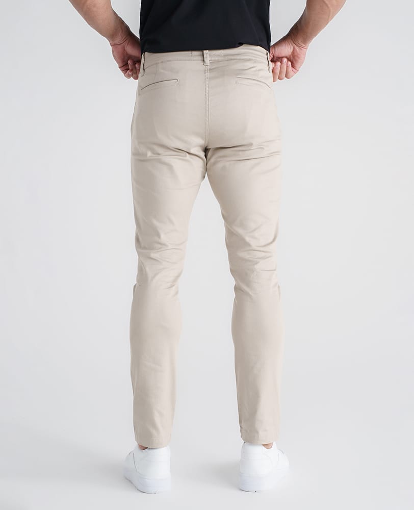 Calça Alfaiataria Brooklyn Sarja Bege
