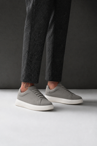 Tênis Casual Nobuck Cinza RS8 Avant