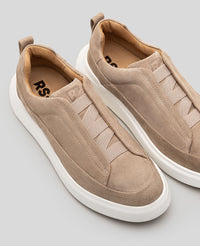 Tênis Casual de Camurça Areia RS7 GT