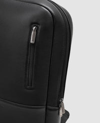 Kit Ambition Couro Preto | Mochila + Necessaire