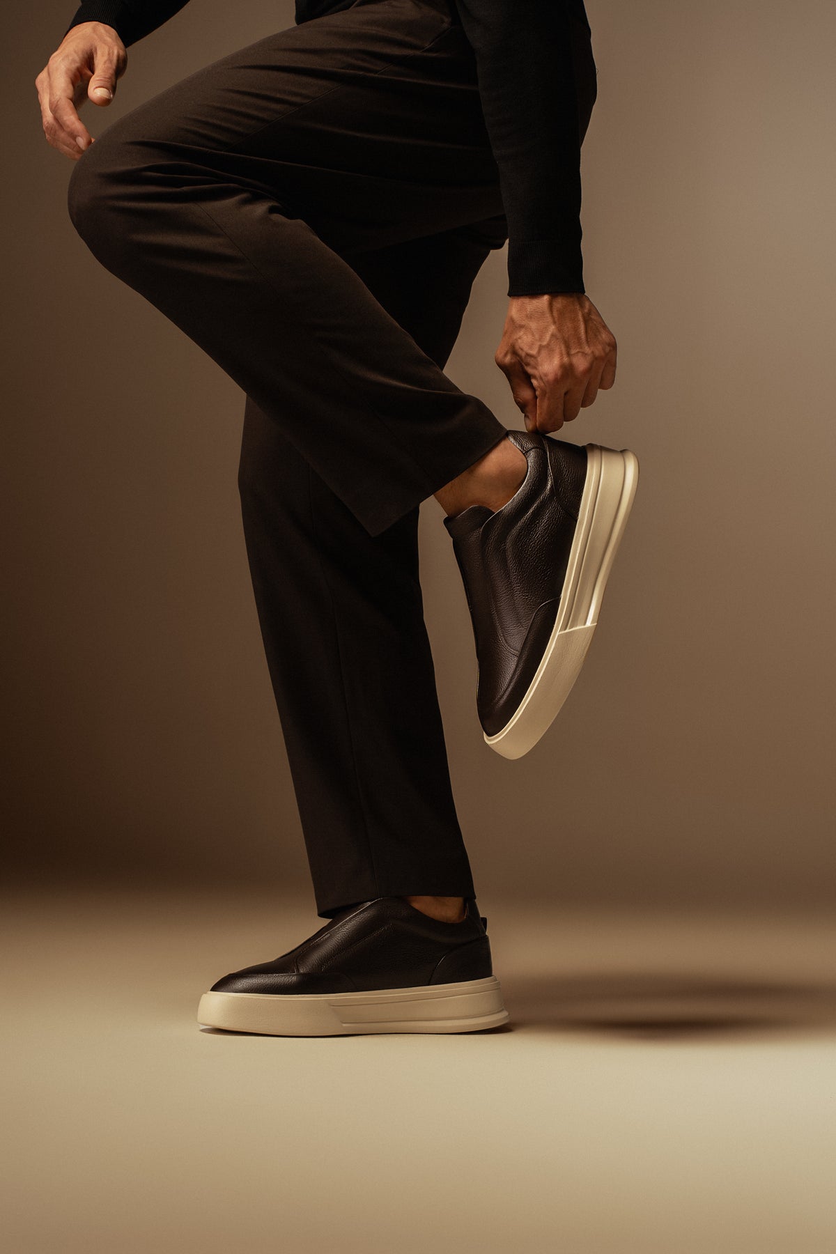 Tênis Casual Phantom Slip-On Marrom