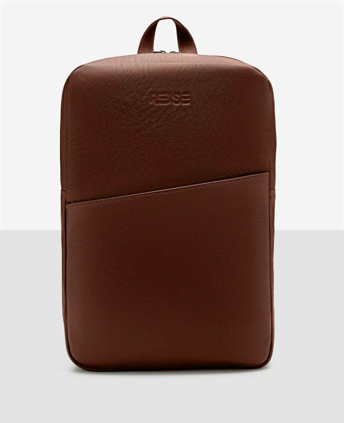 Mochila Slim Couro Chocolate I NYC