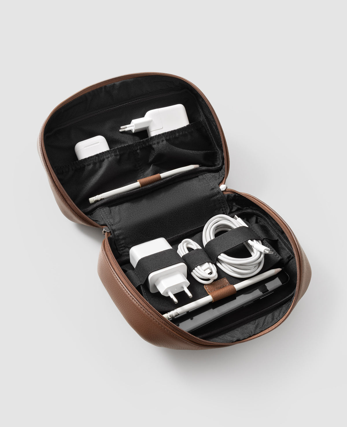 Kit Workplace Marrom em Couro Premium