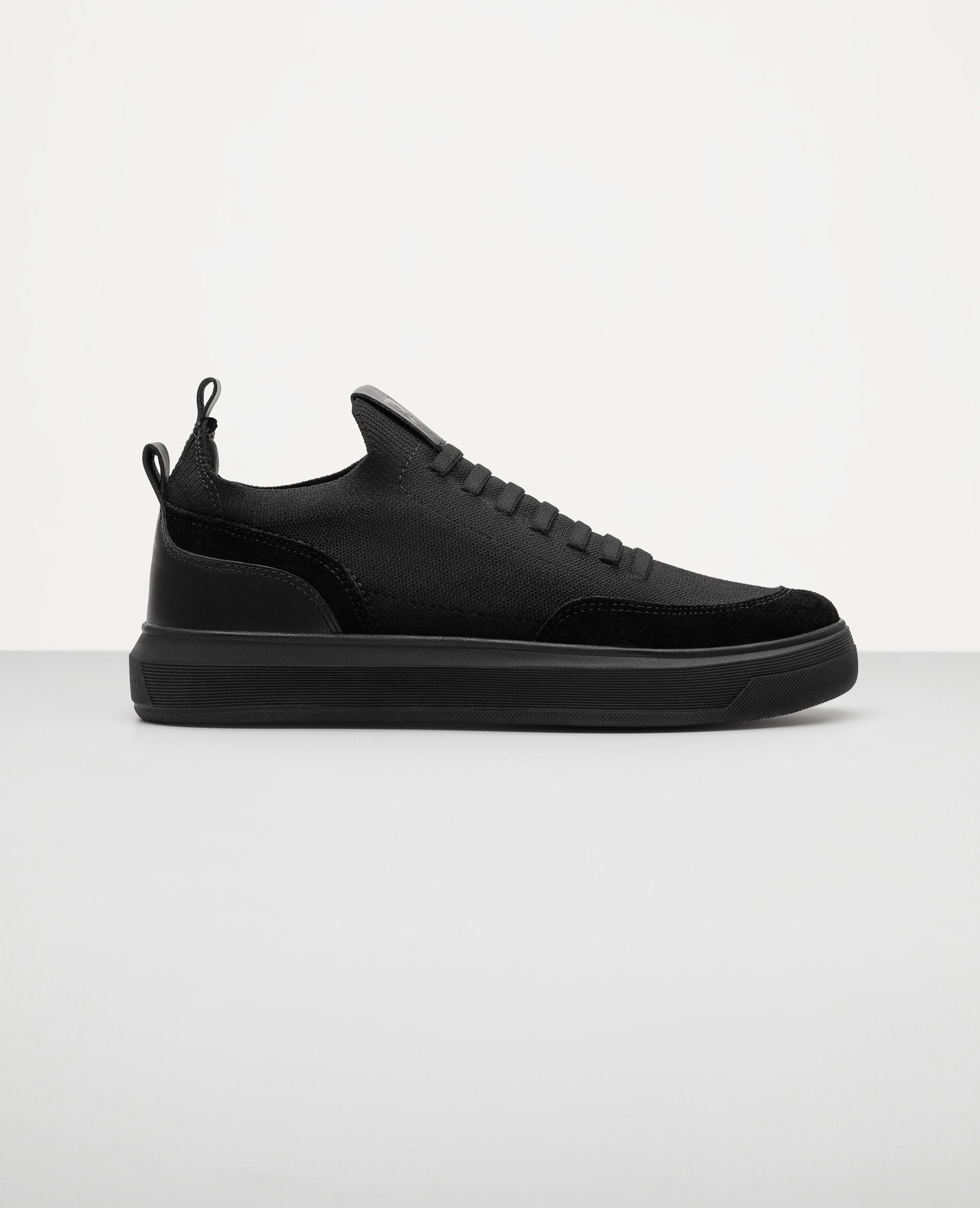 Tenis casual knit all black Reise vista 3 4