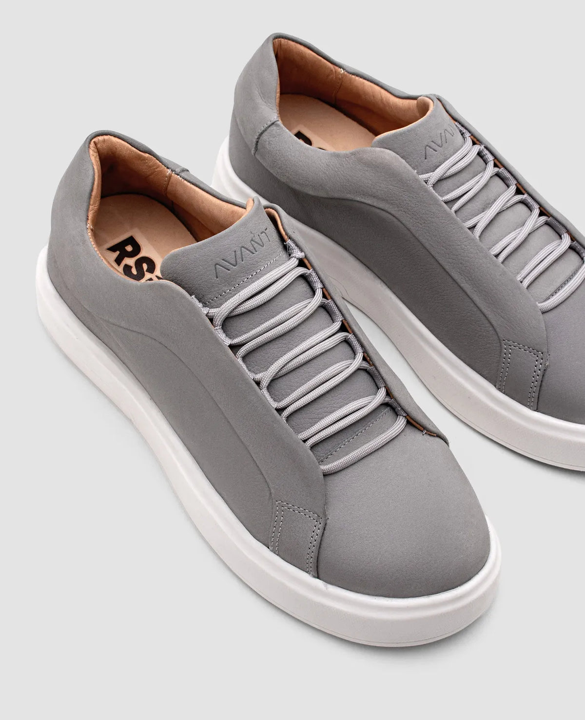 Tênis Casual Nobuck Cinza RS8 Avant