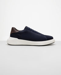 Tenis casual nobuck marinho RS6 GT Reise vista 3 4