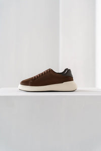 Tênis Casual Nobuck Marrom RS6 GT