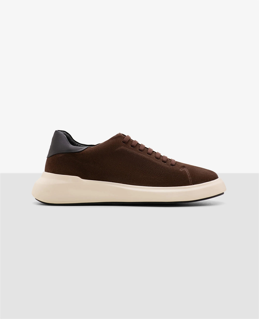 Tênis Casual Nobuck Marrom RS6 GT