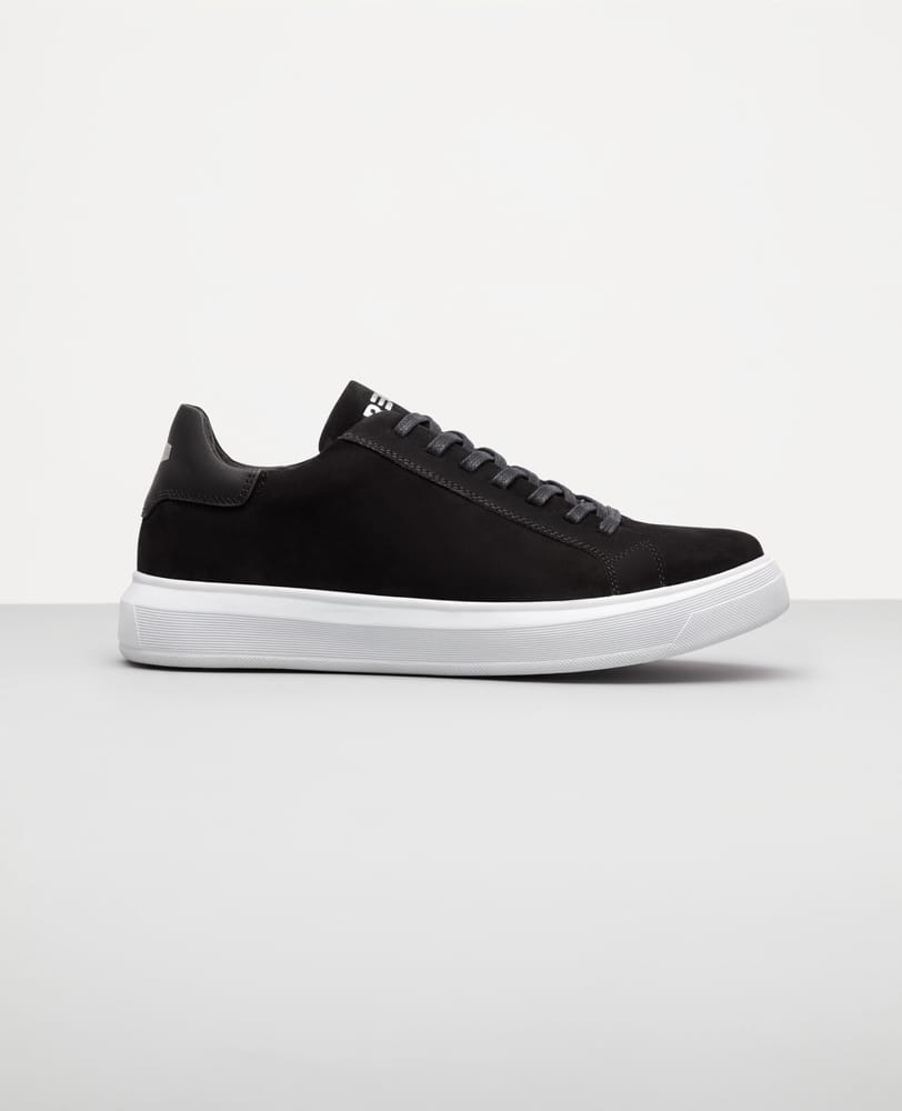 Tenis casual nobuck preto RS8 Reise vista 3 4