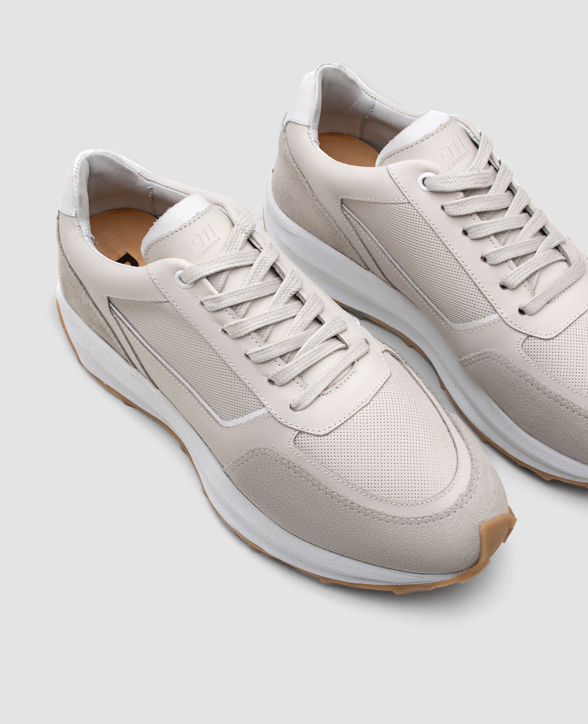 Tenis de Couro Off White 911 Carrera Vista superior