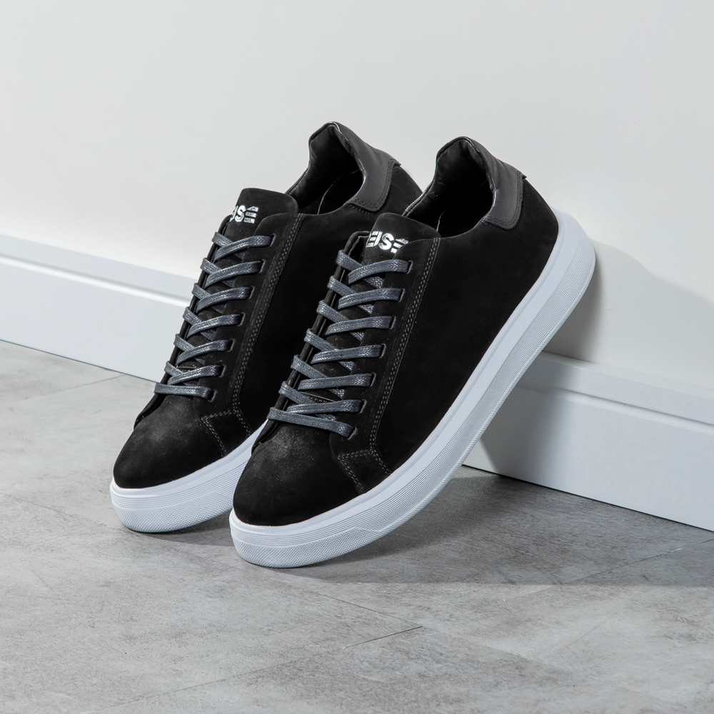 Tênis Casual Nobuck Preto RS8