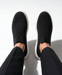 Tênis Casual Preto RS Knit Ambition