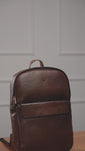 Stories de Mochila Couro Manhattan Marrom