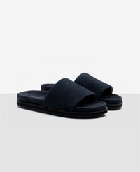 Chinelo Slide Camurça Azul Marinho R8