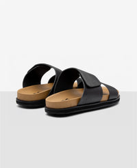 Sandália Slide Preta Cabriolet