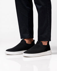 Tênis Casual Preto RS Knit Ambition